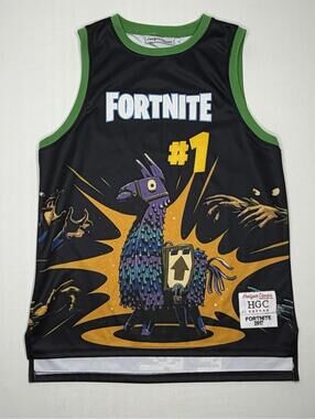 Fortnite Headgear Classics Victory Royale Large Basketball Jersey P138C